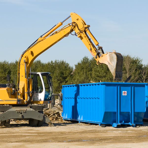 what size residential dumpster rentals are available in Martin County KY